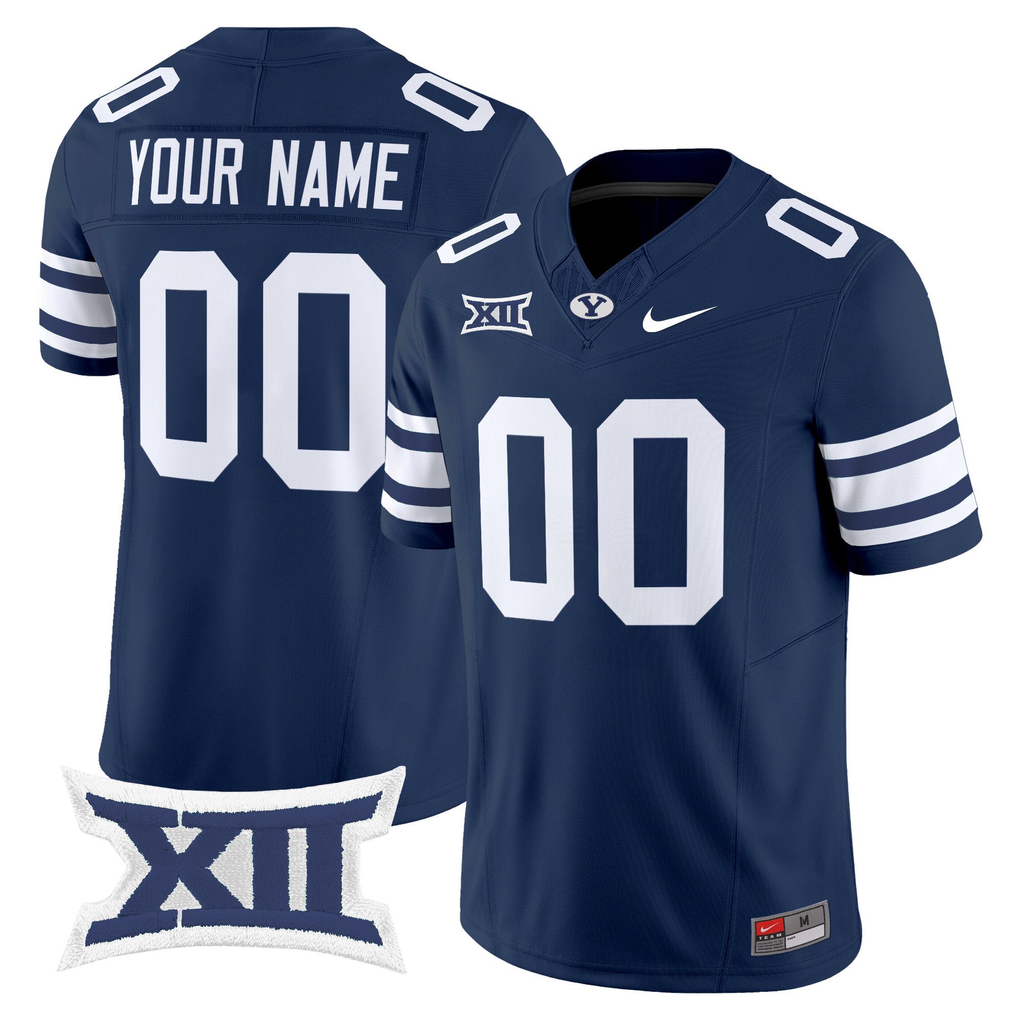 Men BYU Cougars Drak Blue Nike 2024 Vapor Limited Custom NCAA Jersey->customized ncaa jersey->Custom Jersey